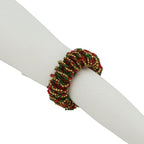 Beaded Round Napkin Ring, Set of 4