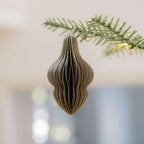 3 Paper Honeycomb Ornaments Assorted Shapes in Warm Seasonal Tones, Set of 6