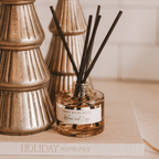 Warm and Cozy Tinted Glass Jar Reed Diffuser