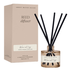 Warm and Cozy Tinted Glass Jar Reed Diffuser