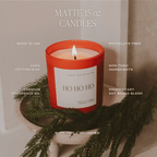 Merry and Bright Soy Candle - Red Matte Jar - 15 oz