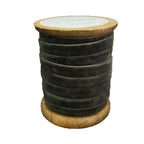 Handmade Wide Dark Grey Velvet Ribbon Luxurious 10 Yards, Set of 2