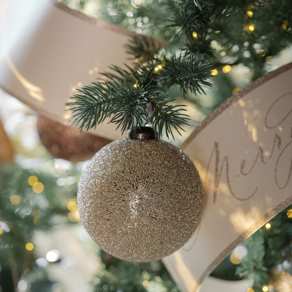 3' Glittering 'Merry Christmas' and 'Good Night' Paper Garland, Set of 6