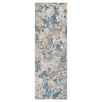 Darica Abstract Clouds Multi Blue Rug