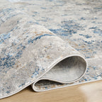 Darica Abstract Cosmo Blue Rug