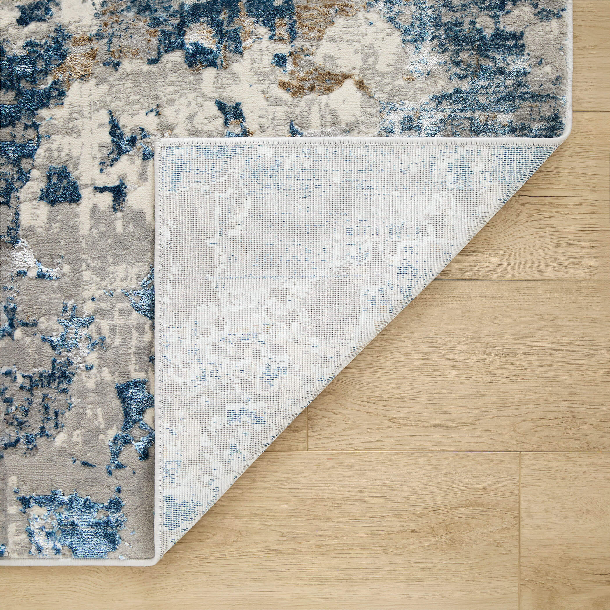 Darica Abstract Cosmo Blue Rug