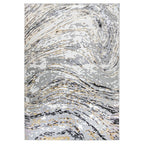 Fatima Gray Black Rug