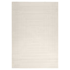 Laid Back Geometric Luxe Ivory Rug