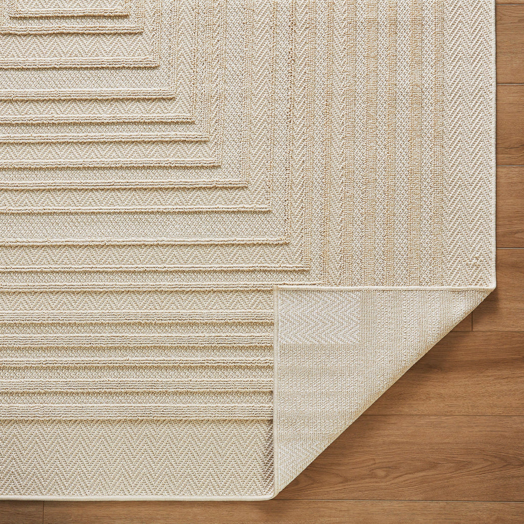 Laid Back Geometric Luxe Ivory Rug
