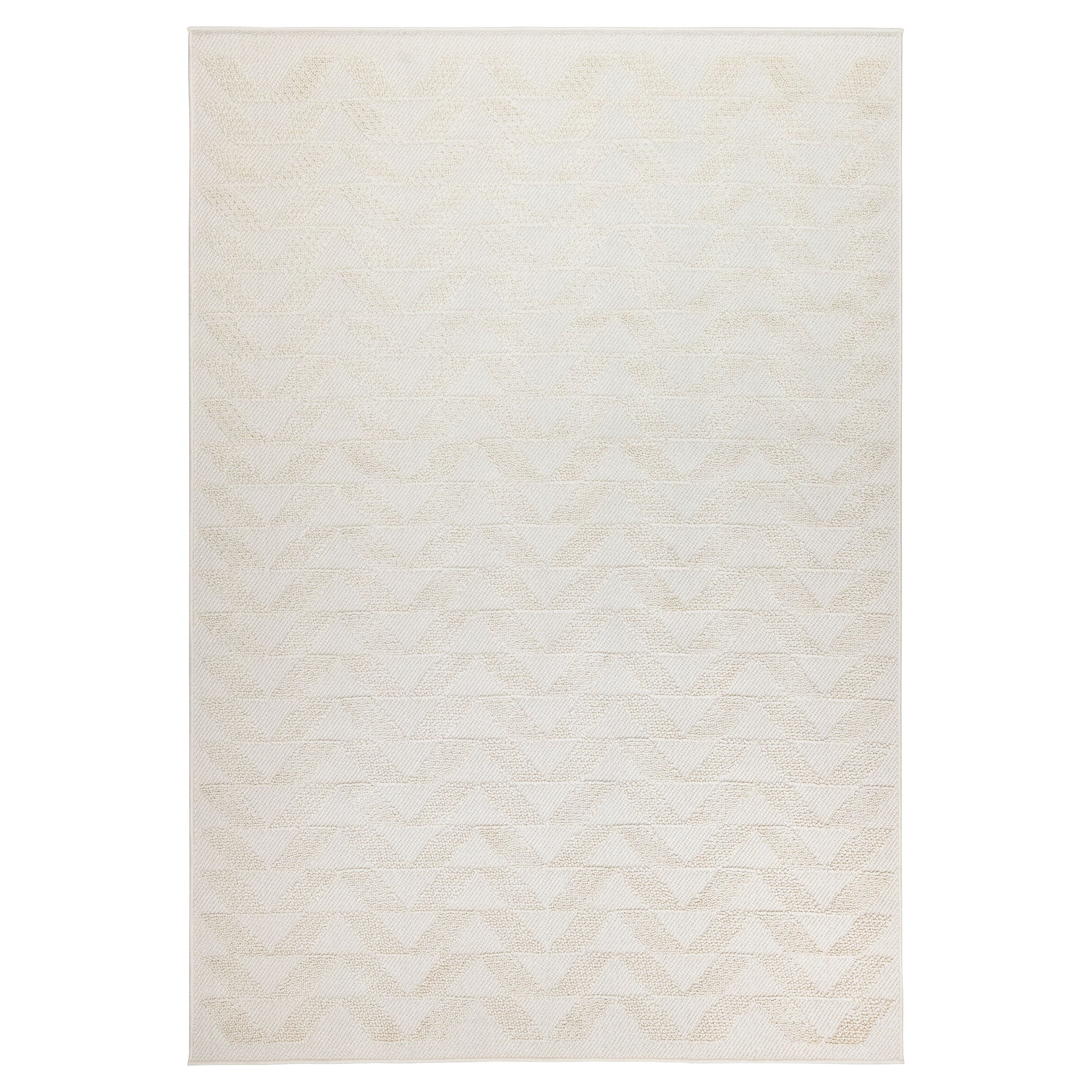 Forza Textural Chevron Ivory Rug