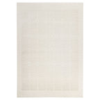 Forza Textural Checkerboard Ivory Rug