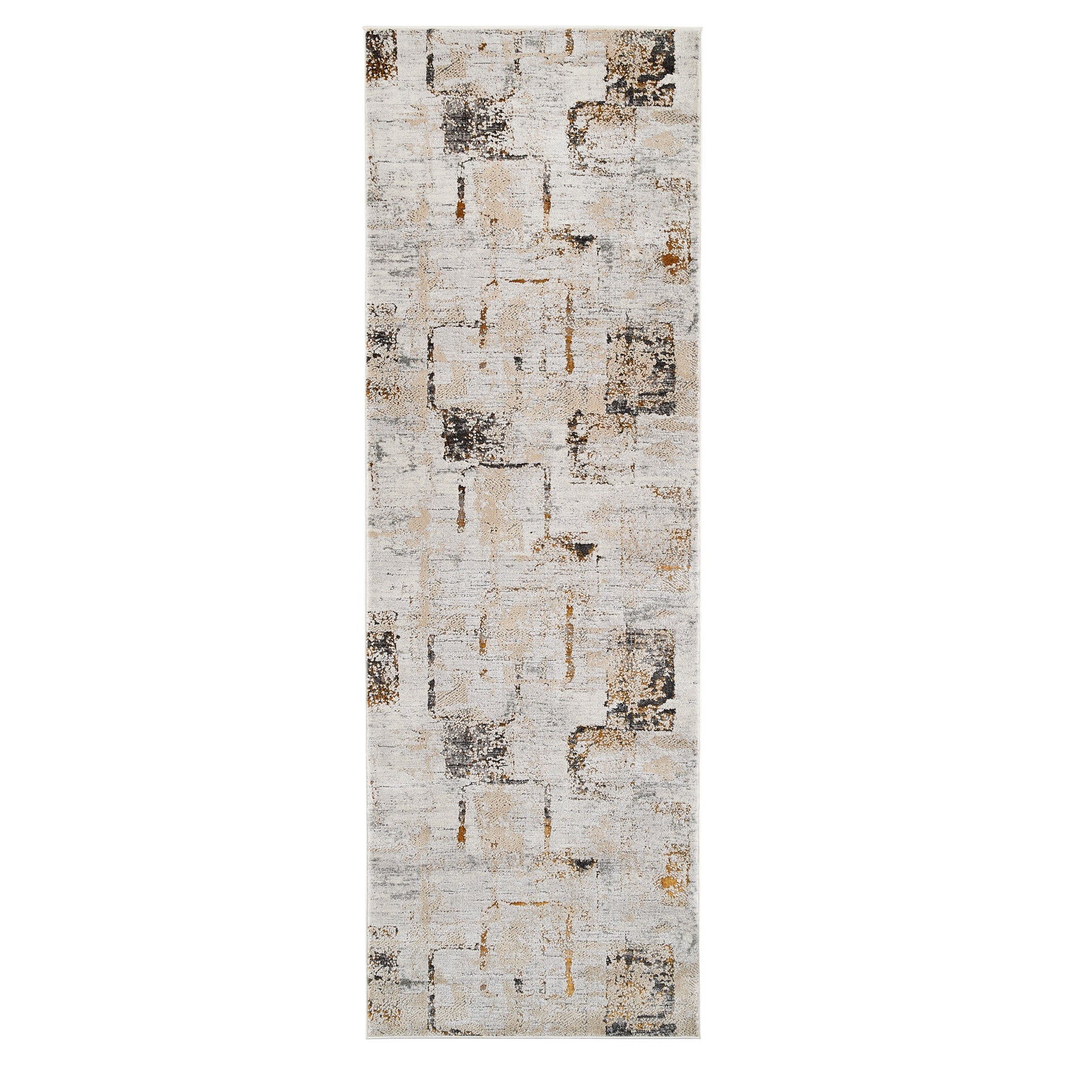 Hadim Muted Geometric Earth Tones Rug