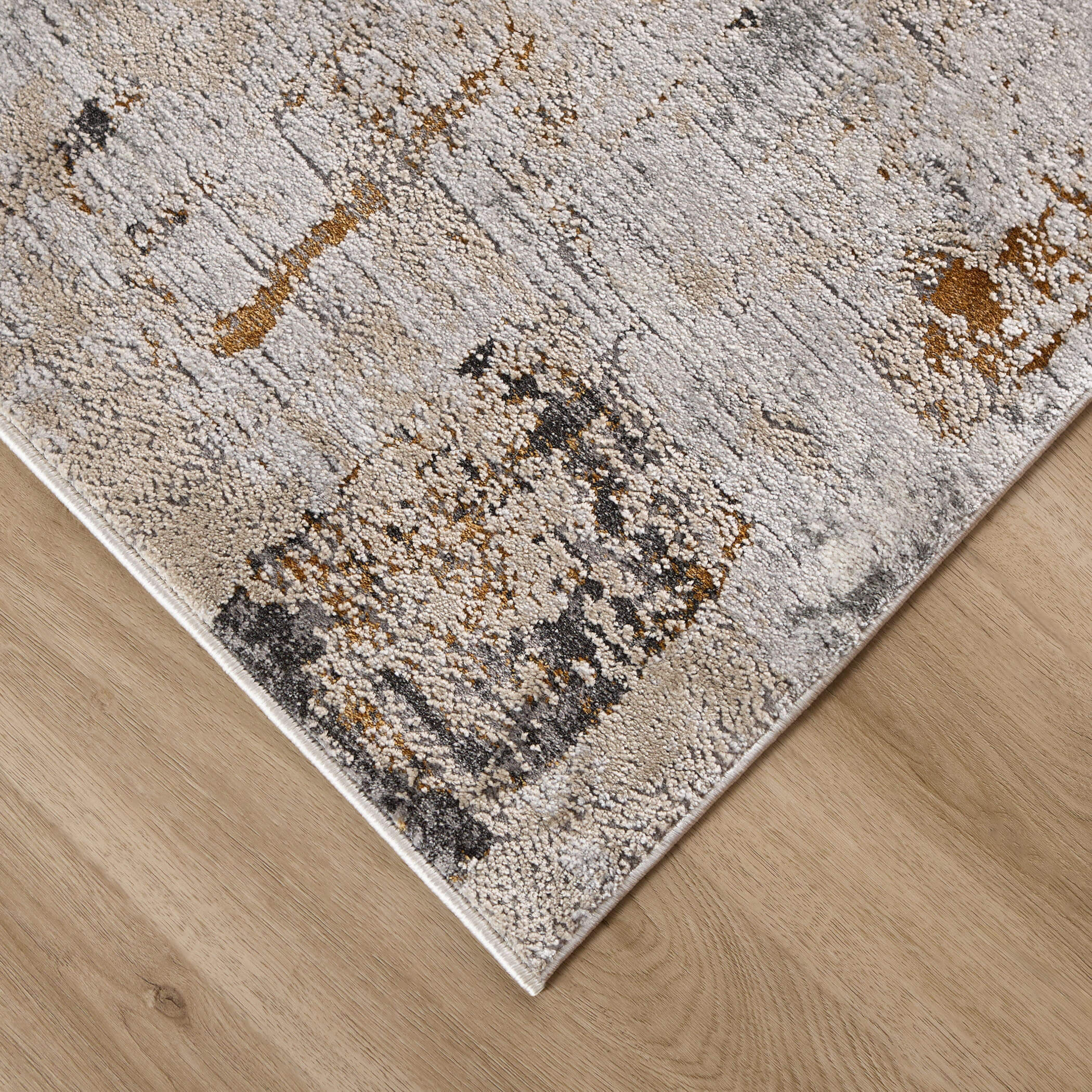 Hadim Muted Geometric Earth Tones Rug