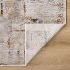 Hadim Muted Geometric Earth Tones Rug