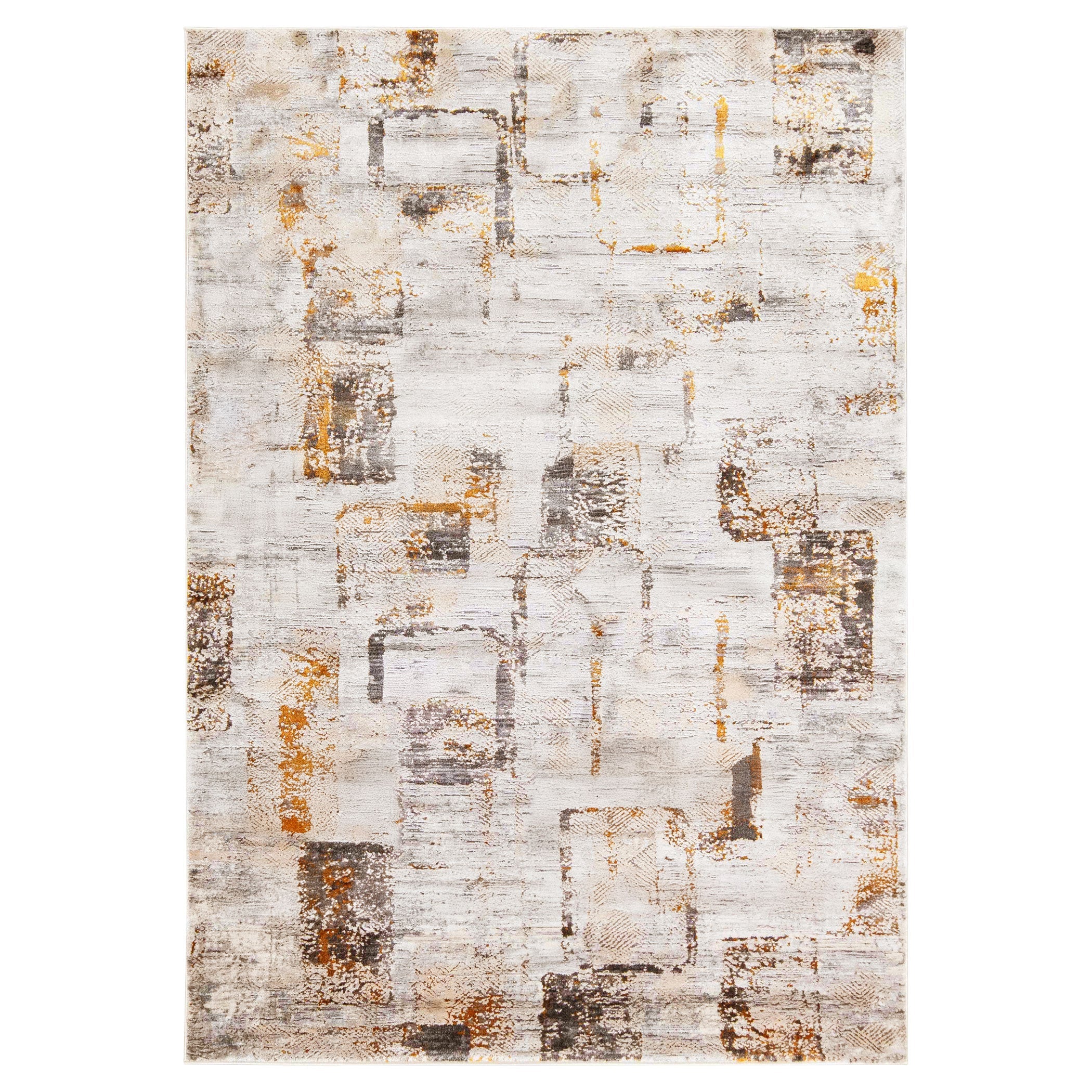 Hadim Muted Geometric Earth Tones Rug