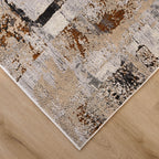 Hadim Muted Geometric Earth Tones Rug
