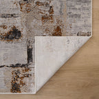 Hadim Muted Geometric Earth Tones Rug