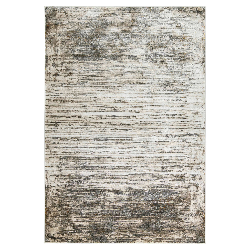 Hadim Abstract Linear Mineral Tone Rug