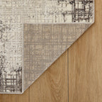 Greta Abstract Eclipse Dark Gray Rug