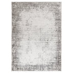 Greta Abstract Eclipse Dark Gray Rug