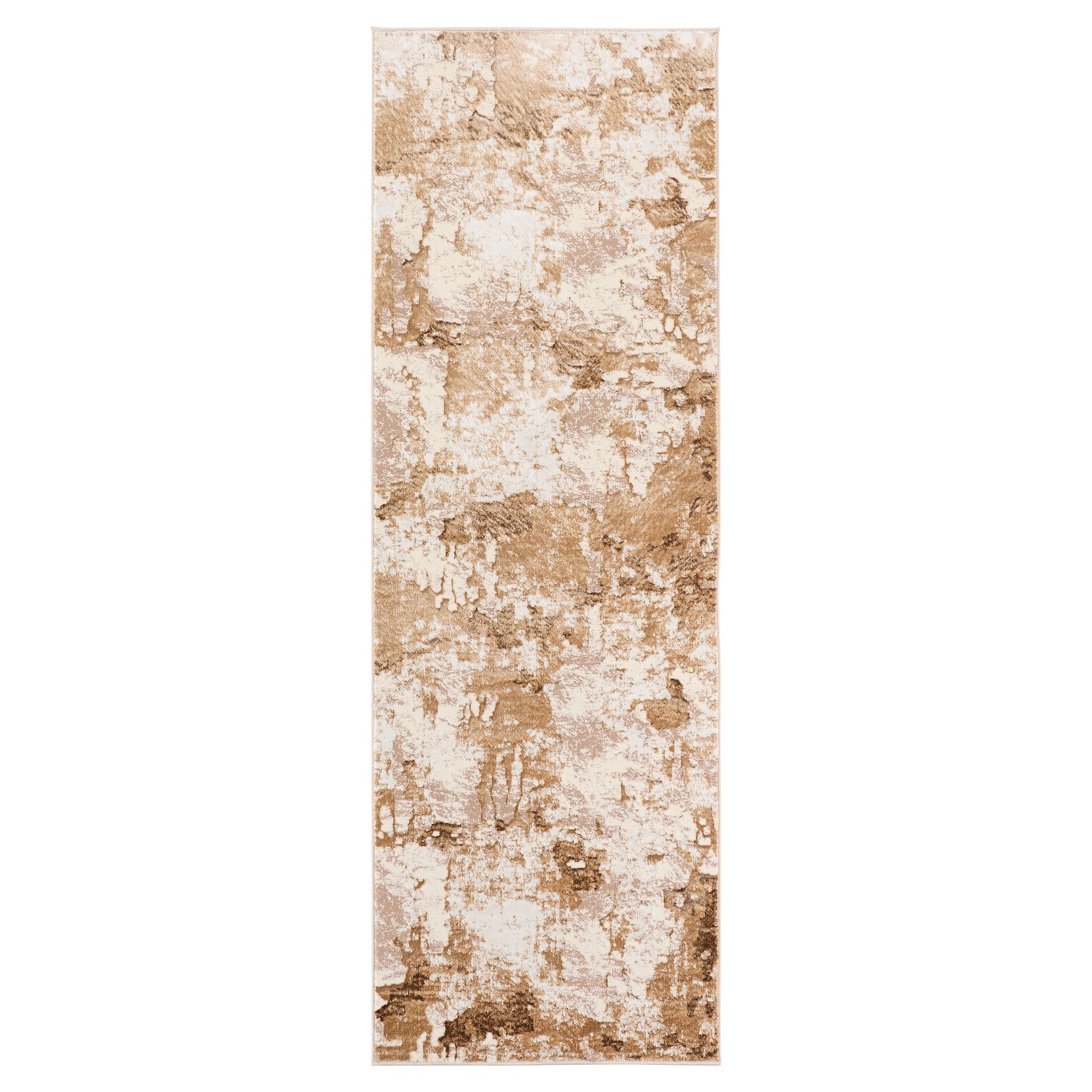 Livia Abstract Vintage Golden Melange Rug