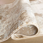 Livia Abstract Vintage Golden Melange Rug