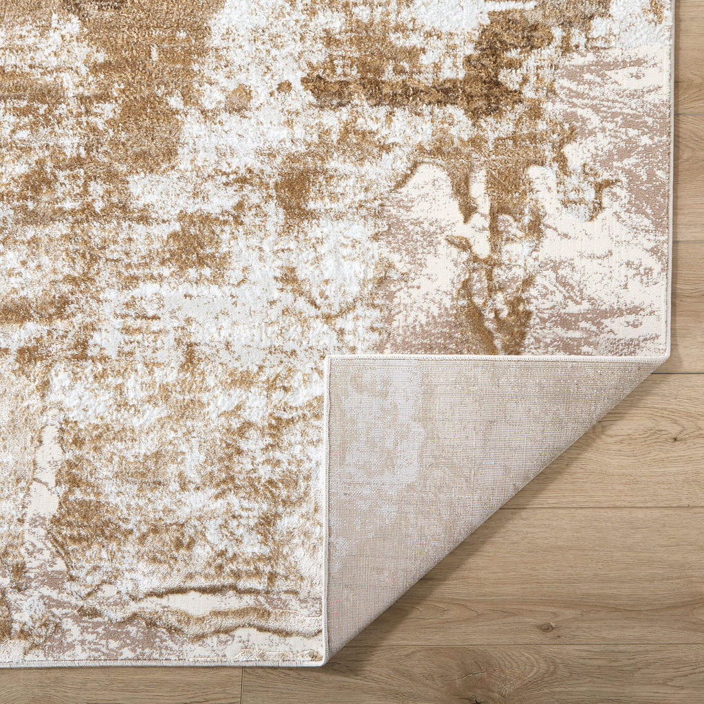 Livia Abstract Vintage Golden Melange Rug