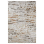 Laila Abstract Linear Warm Neutrals Rug Textural Geometric Gold Rug
