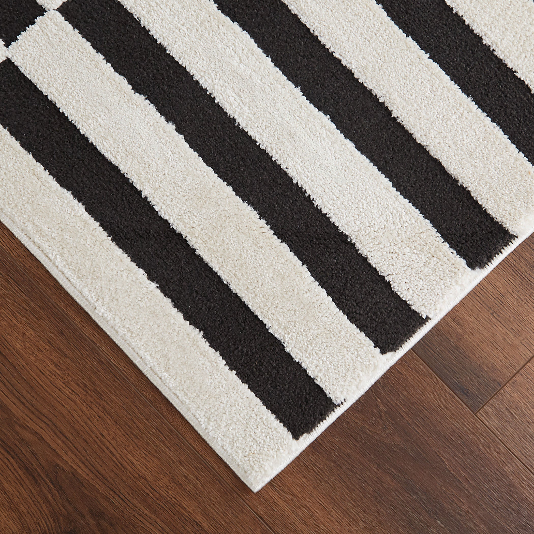 Optika Black Ivory Rug