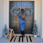 4' Flocked Cedar Tree - Lifelike Snow-Dusted Holiday Décor