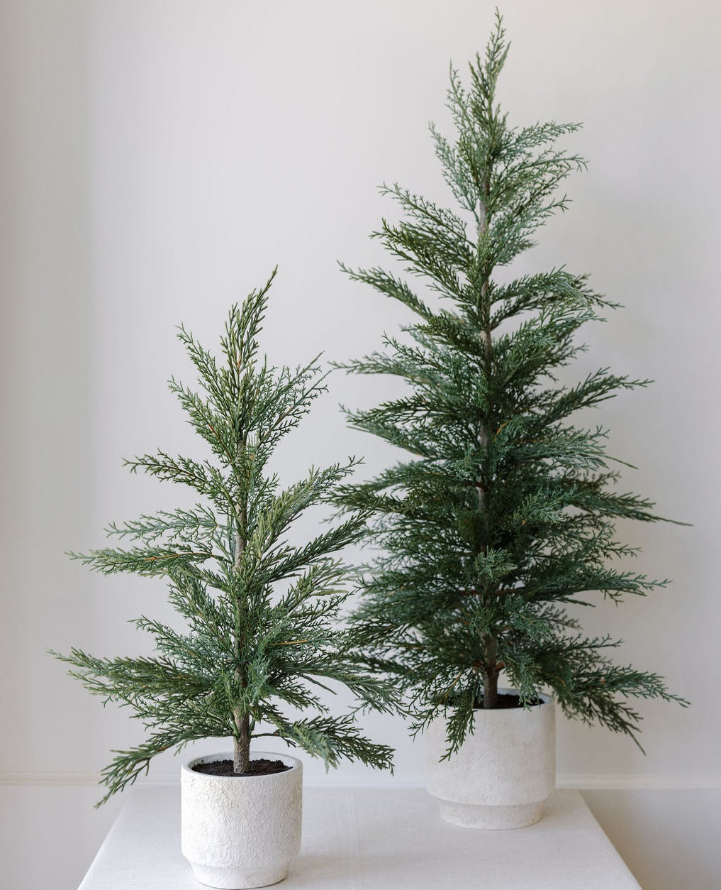 36 Artificial Lifelike Evergreen Cedar Tree in Cream Pot