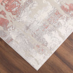 Betsi Abstract Pink and Neutral Rug
