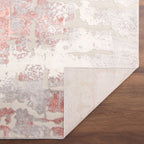 Betsi Abstract Pink and Neutral Rug