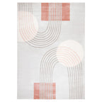 Betsi Retro Arch Pink and Neutral Rug