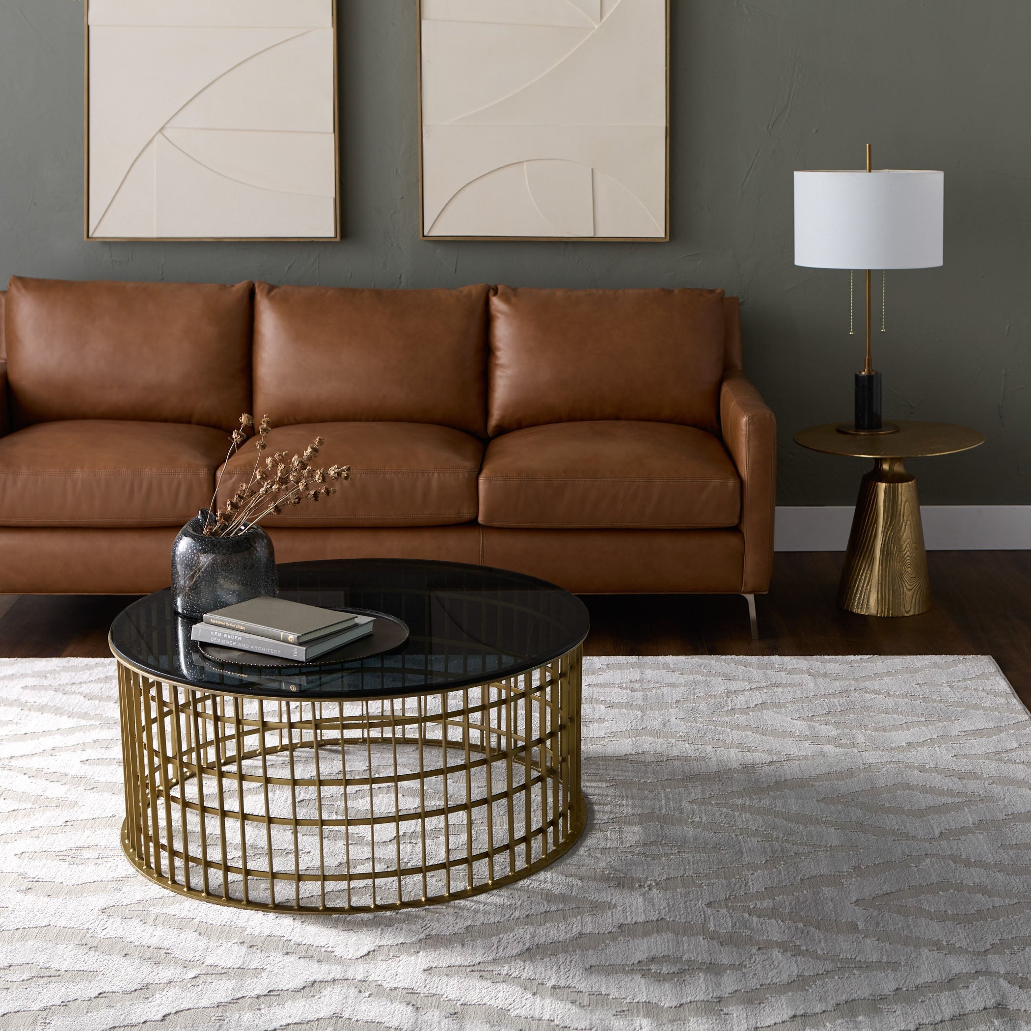 Betsi Tonal Textured Diamond Neutral Rug