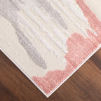 Betsi Retro Pink Sunbrust Rug