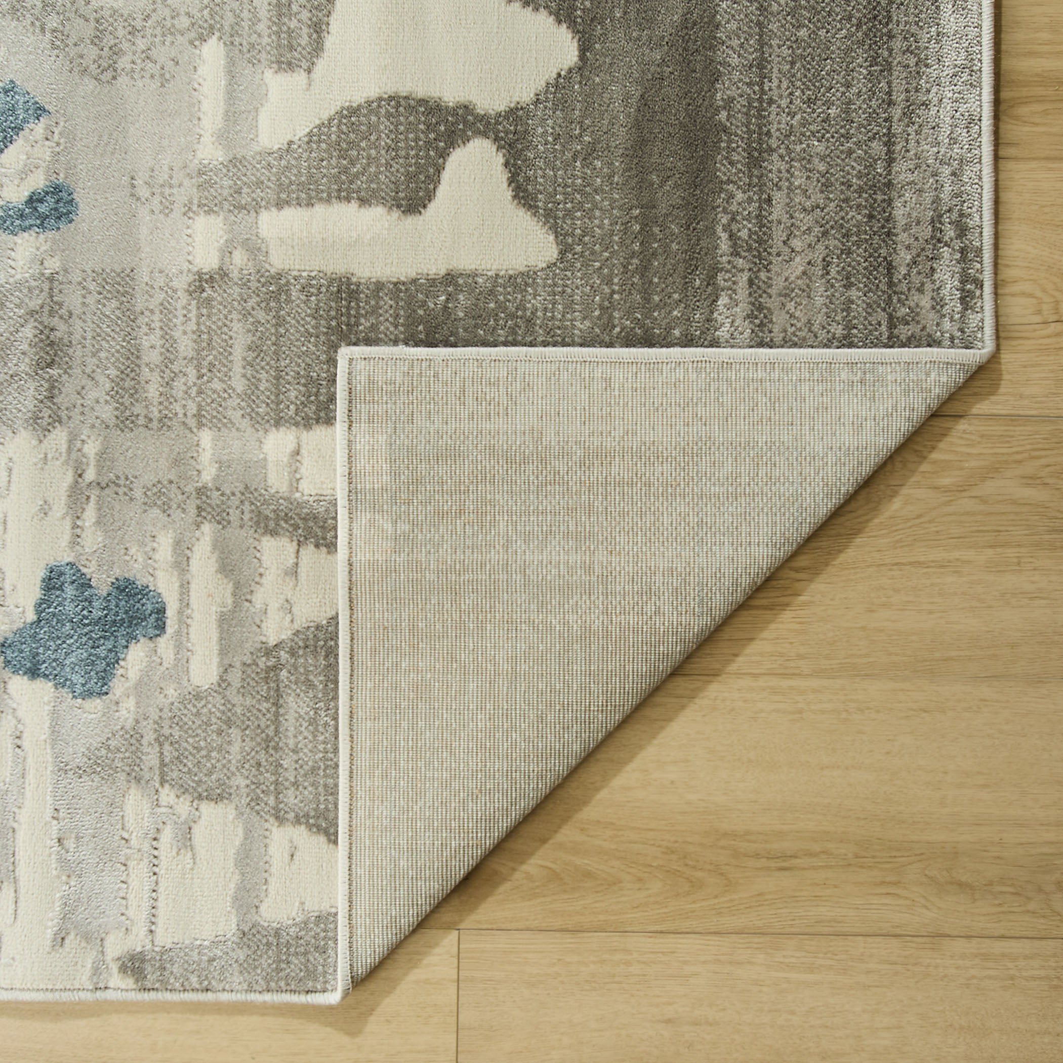 Betsi Retro Blue Sunburst Rug