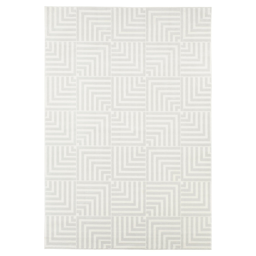 Brenta Geometric Ivory Rug