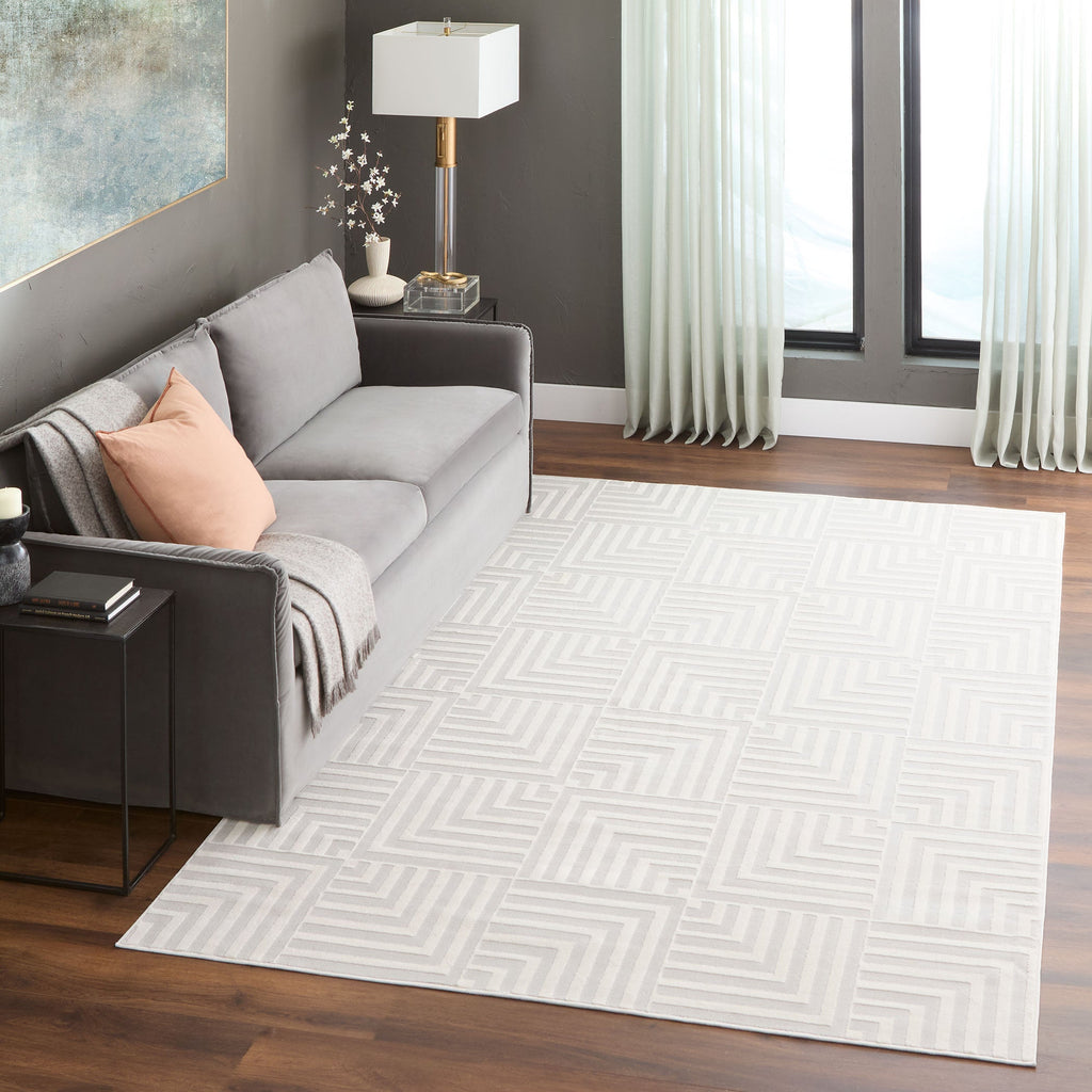 Brenta Geometric Ivory Rug