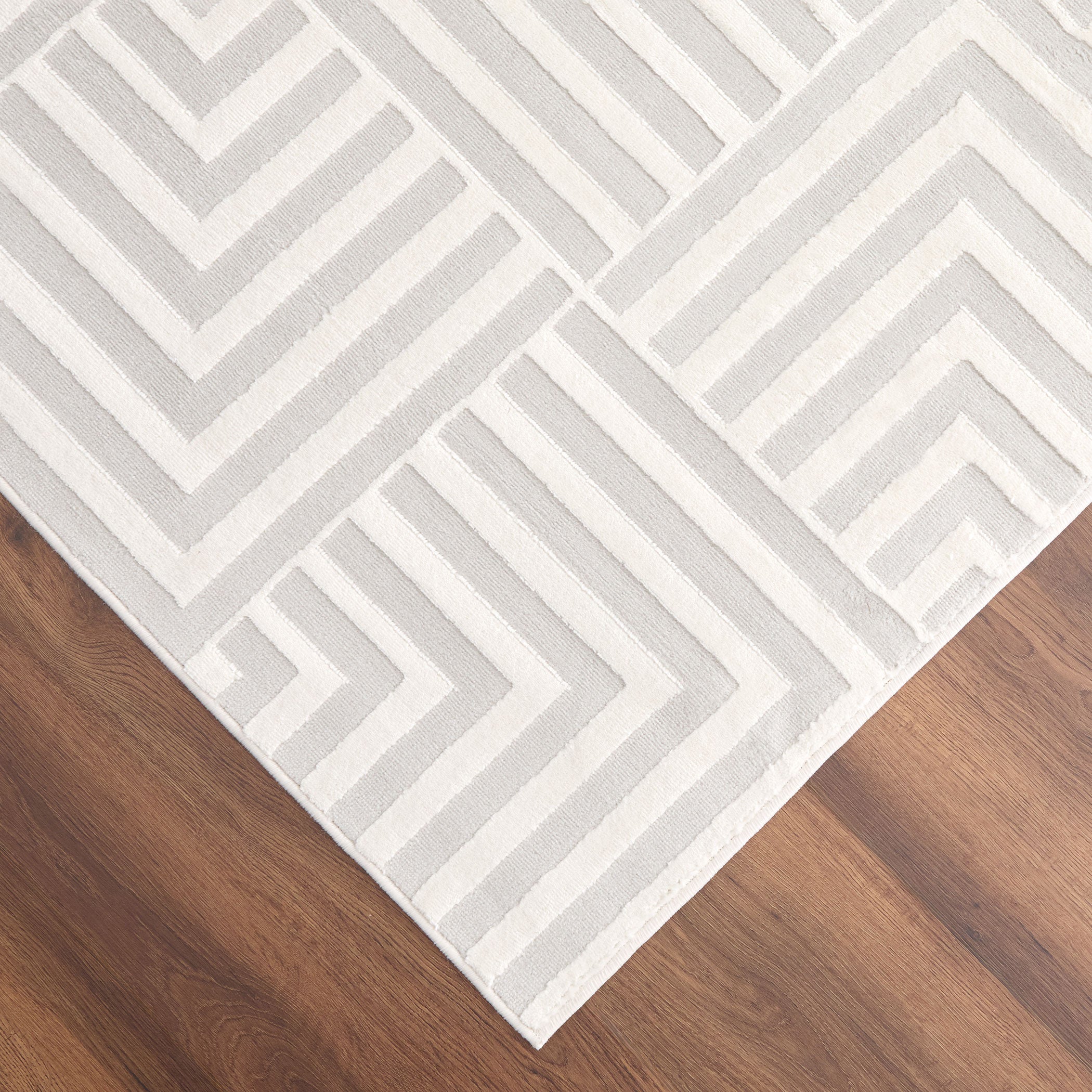 Brenta Geometric Ivory Rug