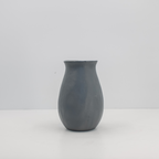 Handcrafted Warm Grey Aluminum Vase