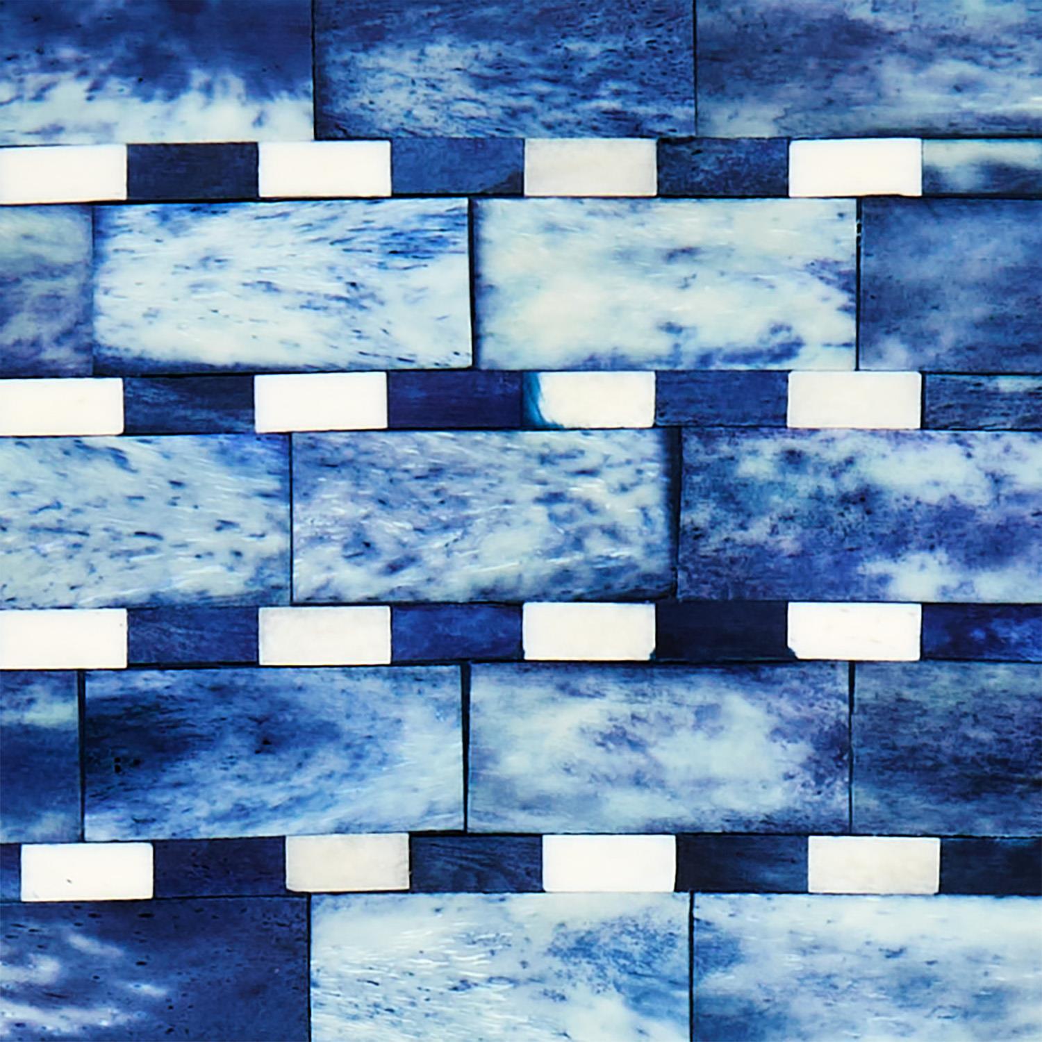 Indigo Covered Box, Set of 2