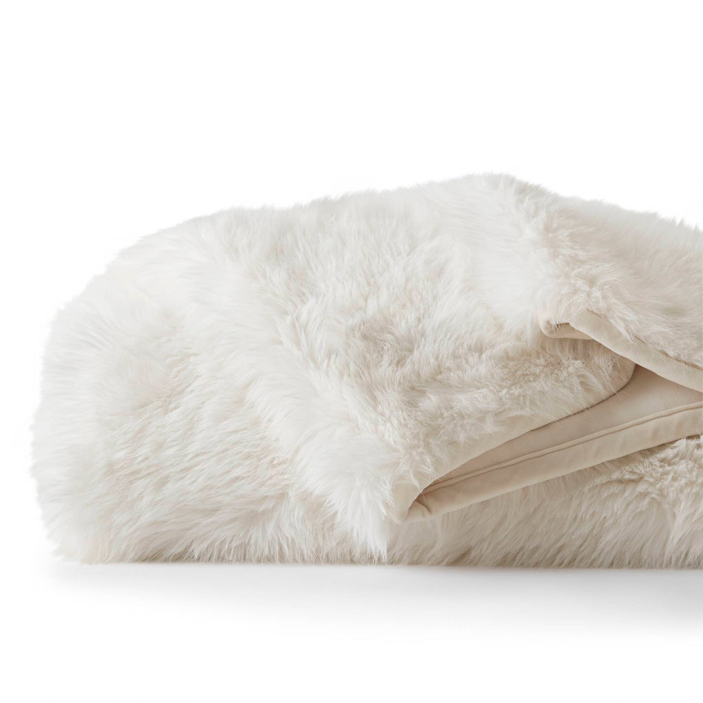 Luxe Faux Fur Throw Blanket