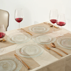 Classica Vintage Glass Plate, Set of 6