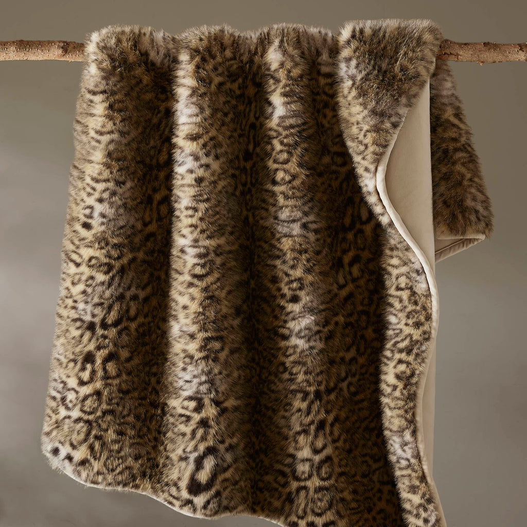 Luxe Faux Fur Throw Blanket