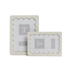 Scalloped Crystal Photo Frame Incl 2 Sizes, Set of 2