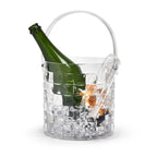 Cube Acrylic Ice Bucket with Tongs