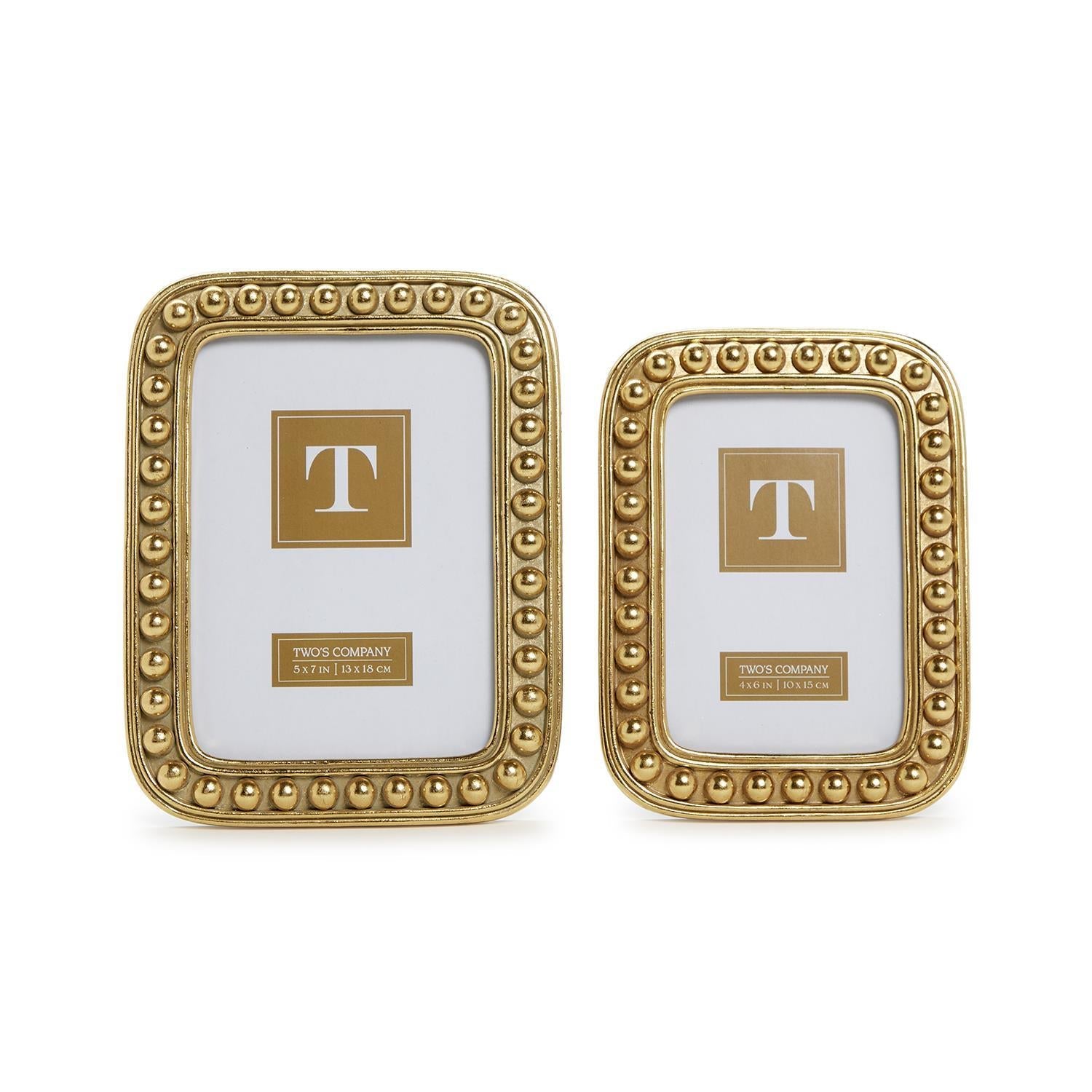 Gold Ball Frame Incl 2 Sizes, Set of 2