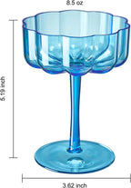 Eze Acrylic Champagne Coupe Cocktail Glassware, Set of 6