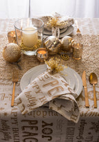 Gold Sequin Mesh 16x10' Table Runner Roll